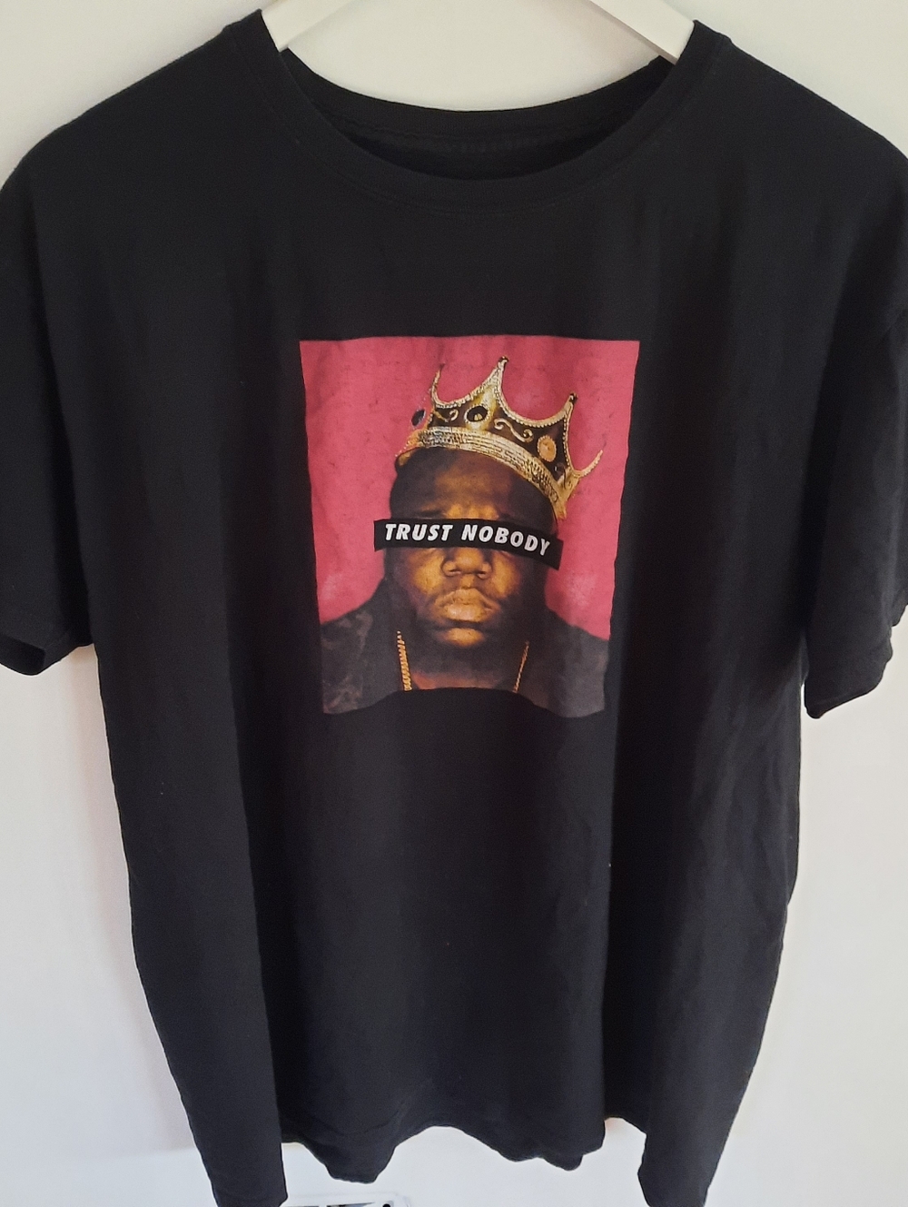 THE NOTORIUS BIG "TRUST NOBODY" T-Shirt Men's XL Black